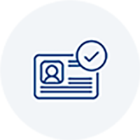identity verification menu